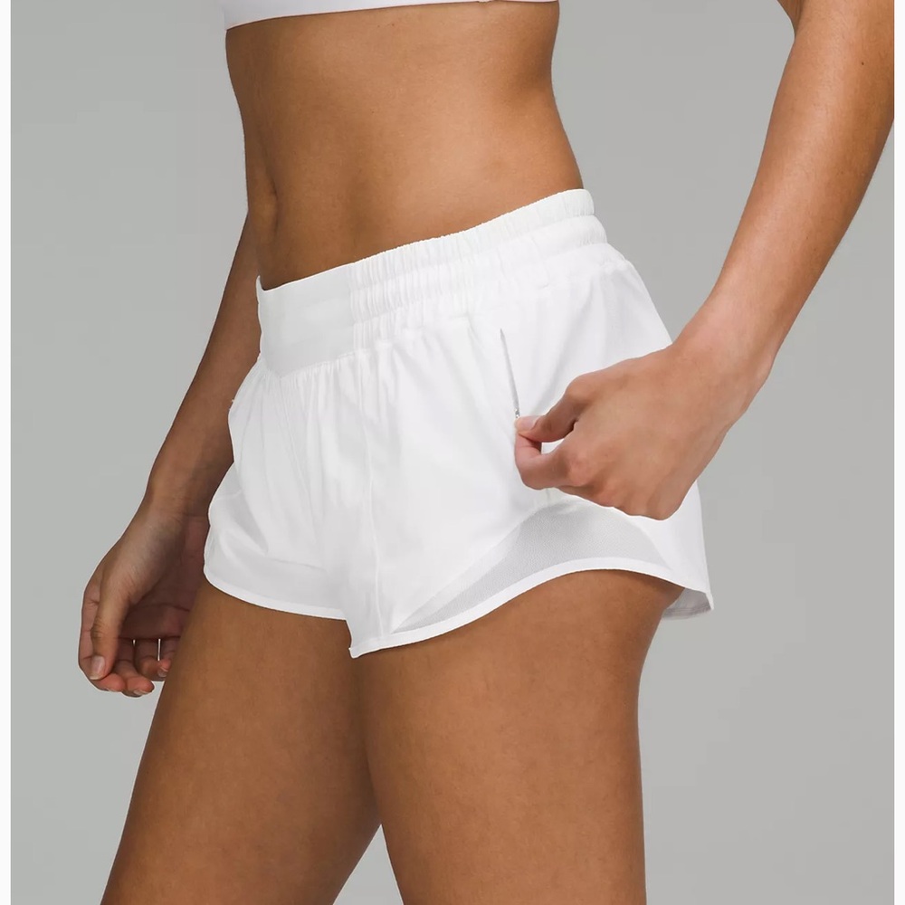 Lululemon Hotty Hot Shorts White